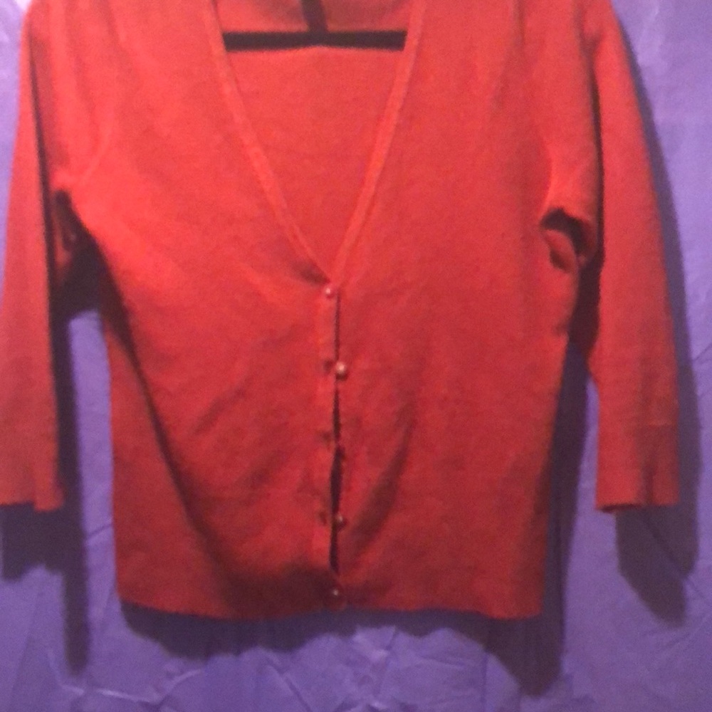 Crop sleeved cardigan